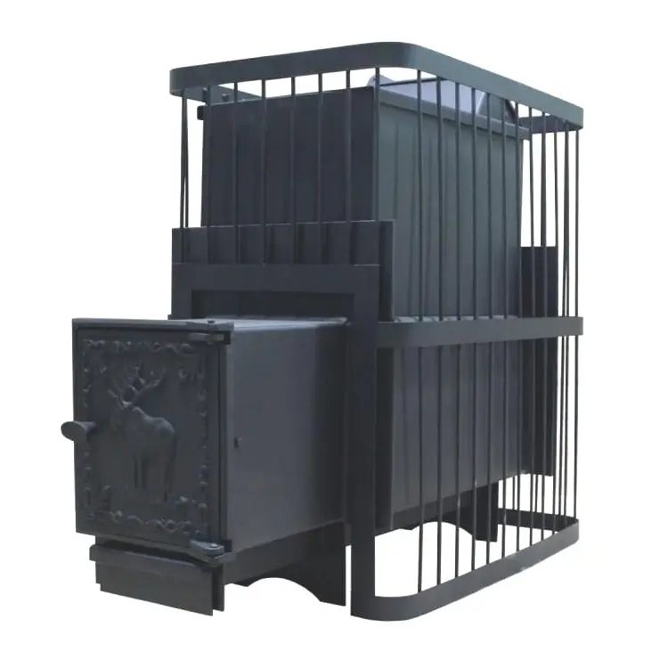 Печь банная ComfortProm СТАЛЬ, для парной 20 м³, закрытая каменка