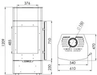 Печь-камин "Байкал"