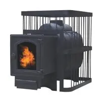 Печь для бани "ComfortProm ЧУГУН ПРЕМИУМ, дверь со стеклом"