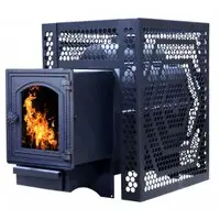 Печь для бани "ComfortProm ЧУГУН ПРЕМИУМ СТАНДАРТ, дверь со стеклом"