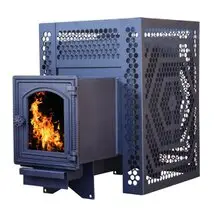 Печь для бани "ComfortProm СТАЛЬ СТАНДАРТ, дверь со стеклом"