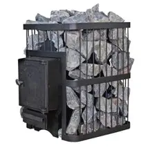 Печь для бани "ComfortProm ЧУГУН БЕЗ ВЫНОСА, чугунная дверь"