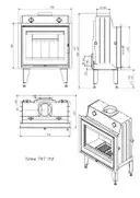 Каминная топка "SKADI"