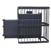 Печь для бани "ComfortProm СТАЛЬ, чугунная дверь со стеклом"