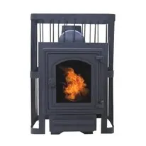 Печь для бани "ComfortProm ЧУГУН, дверь со стеклом"