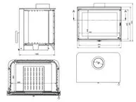 Каминная топка "ECO iM 14"