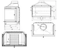 Каминная топка "ECO Max 7 3F standard D"