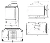 Каминная топка "ECO iMax 7 3F standard D"