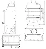 Каминная топка "KFD ECO iLine 5172"