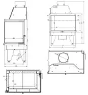 Каминная топка "KFD ECO iLine 5172 L"