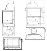 Каминная топка "KFD ECO iLine 5172 R"