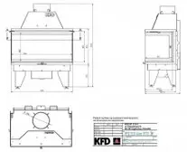 Каминная топка "KFD ECO iLine 5172 3F"