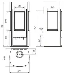 Печь-камин "Нёман"