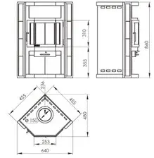 Печь-камин "Нева"
