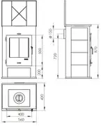 Печь-камин "Охта"